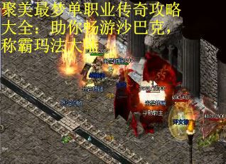 聚美最梦单职业传奇攻略大全：助你畅游沙巴克，称霸玛法大陆