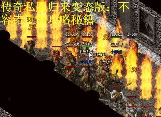 传奇私服归来变态版：不容错过的攻略秘籍