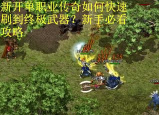 新开单职业传奇如何快速刷到终极武器?新手必看攻略 新开单职业传奇如何快速刷到终极武器?新手必看攻略