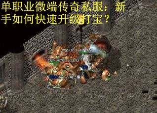 单职业微端传奇私服:新手如何快速升级打宝? 单职业微端传奇私服:新手如何快速升级打宝?