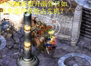 传奇SF新服开服首日如何快速冲级抢占先机？