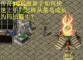 传奇3G私服新手如何快速上手？怎样从菜鸟成长为玛法霸主？
