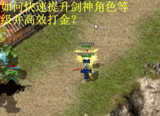 如何快速提升剑神角色等级并高效打金？