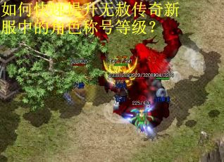 如何快速提升无赦传奇新服中的角色称号等级？