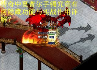 传奇中夏普尔手镯究竟有何隐藏功能与实战作用详解？